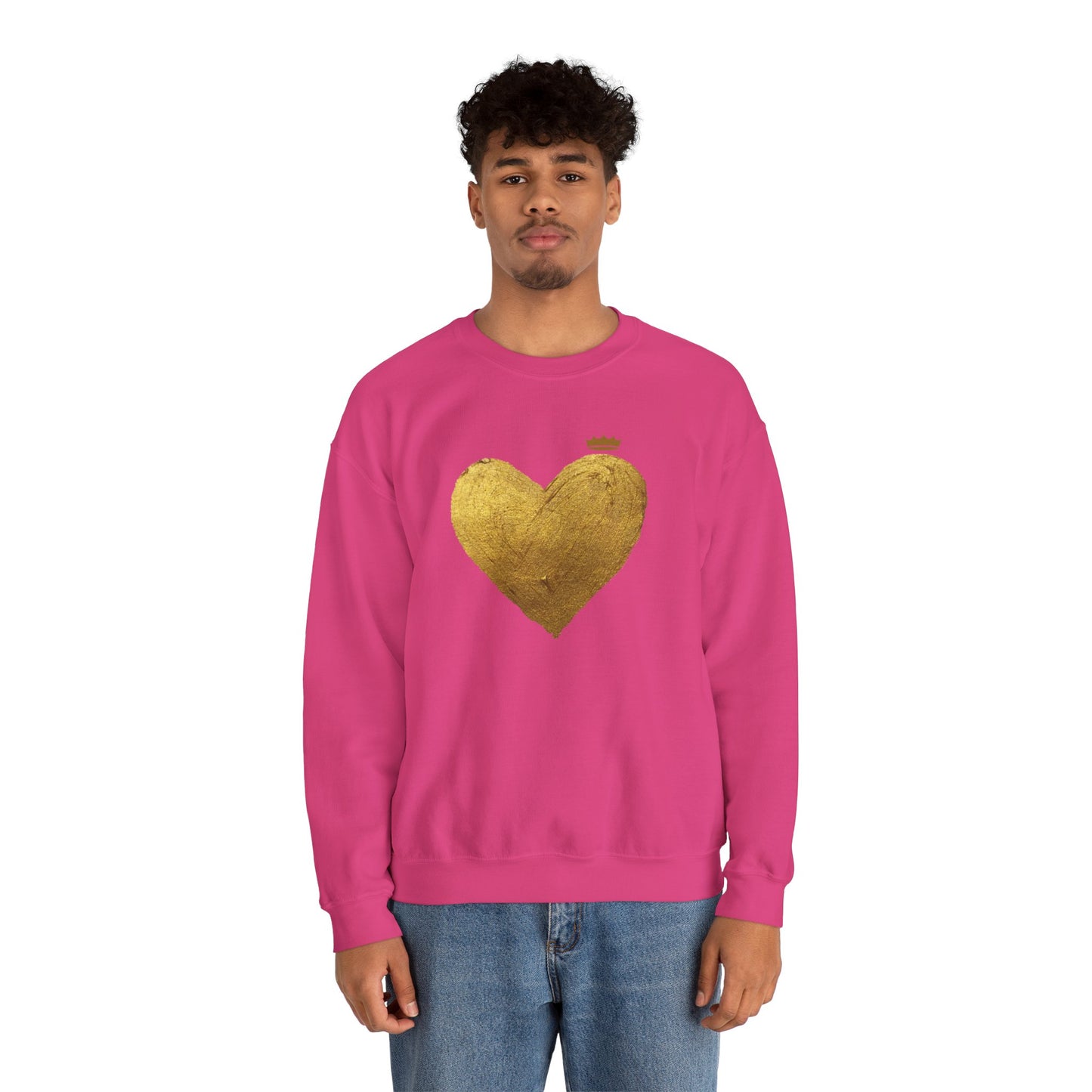HEART Unisex Heavy Blend™ Crewneck Sweatshirt