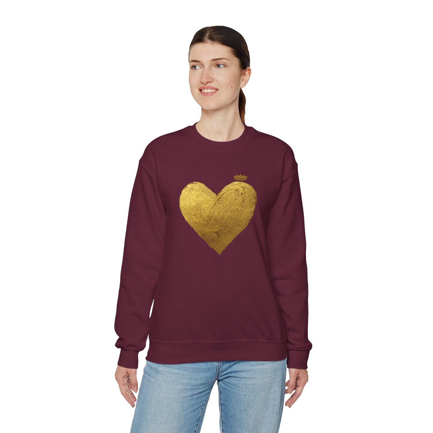 HEART Unisex Heavy Blend™ Crewneck Sweatshirt