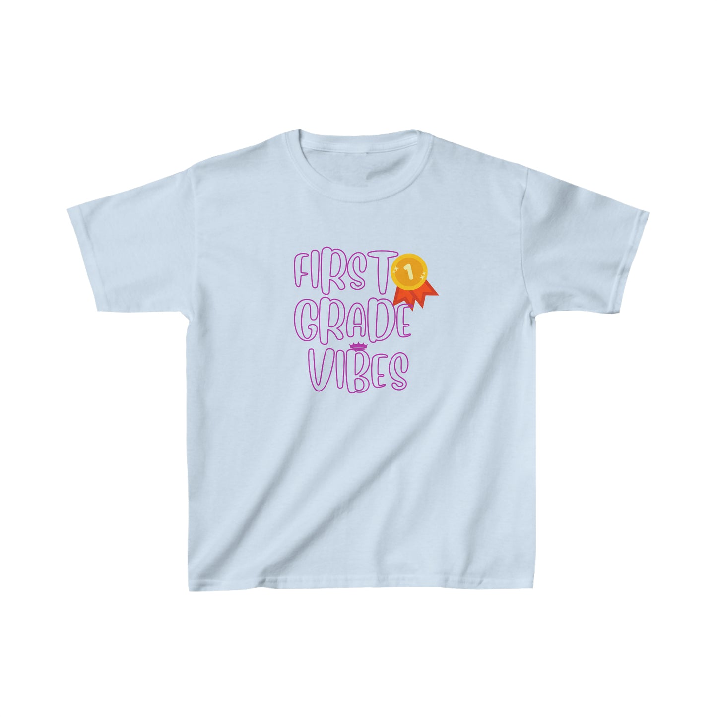 FIRST GRADE VIBES Kids Heavy Cotton™ Tee