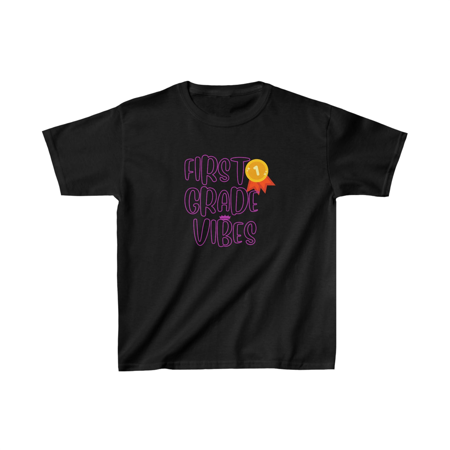 FIRST GRADE VIBES Kids Heavy Cotton™ Tee