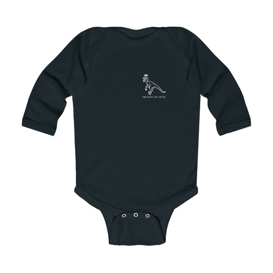 UNLEASH THE SPEED Infant Long Sleeve Bodysuit