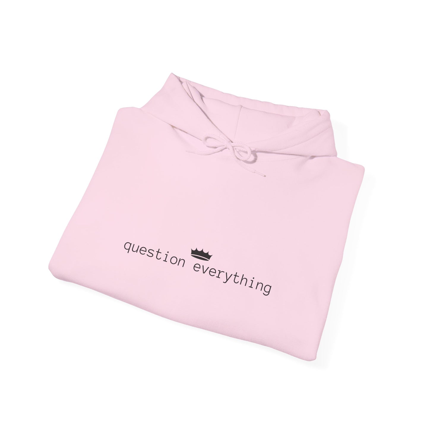 Question Everything Unisex Hoodie - Cozy Heavy Blend Sweatshirt