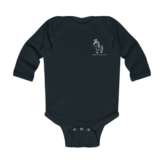 SPARKLES & GLITTER Infant Long Sleeve Bodysuit