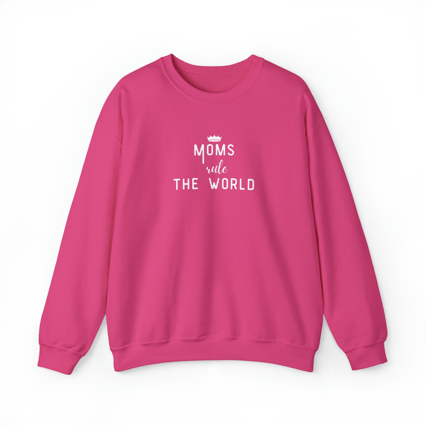 MOMS RULE THE WORLD Unisex Heavy Blend™ Crewneck Sweatshirt