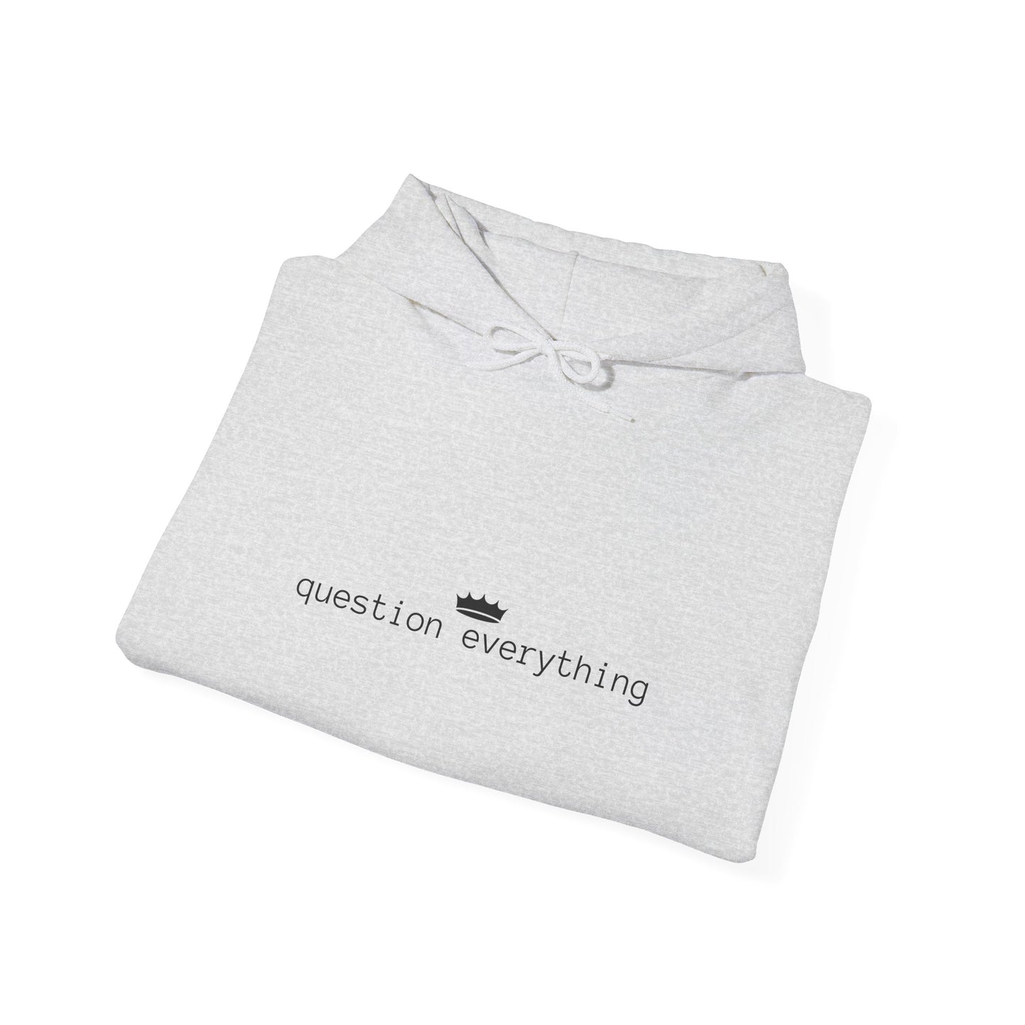 Question Everything Unisex Hoodie - Cozy Heavy Blend Sweatshirt