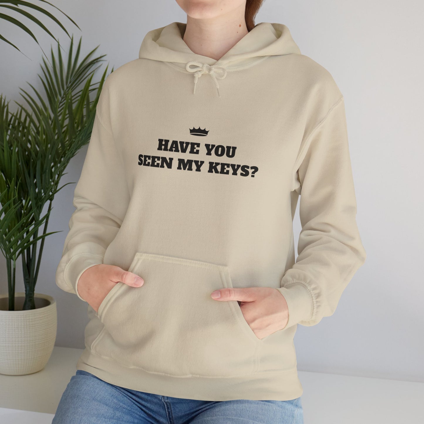 HAVE YOU SEEN MY KEYS? Unisex Hooded Sweatshirt - Cozy & Fun for Everyday Use