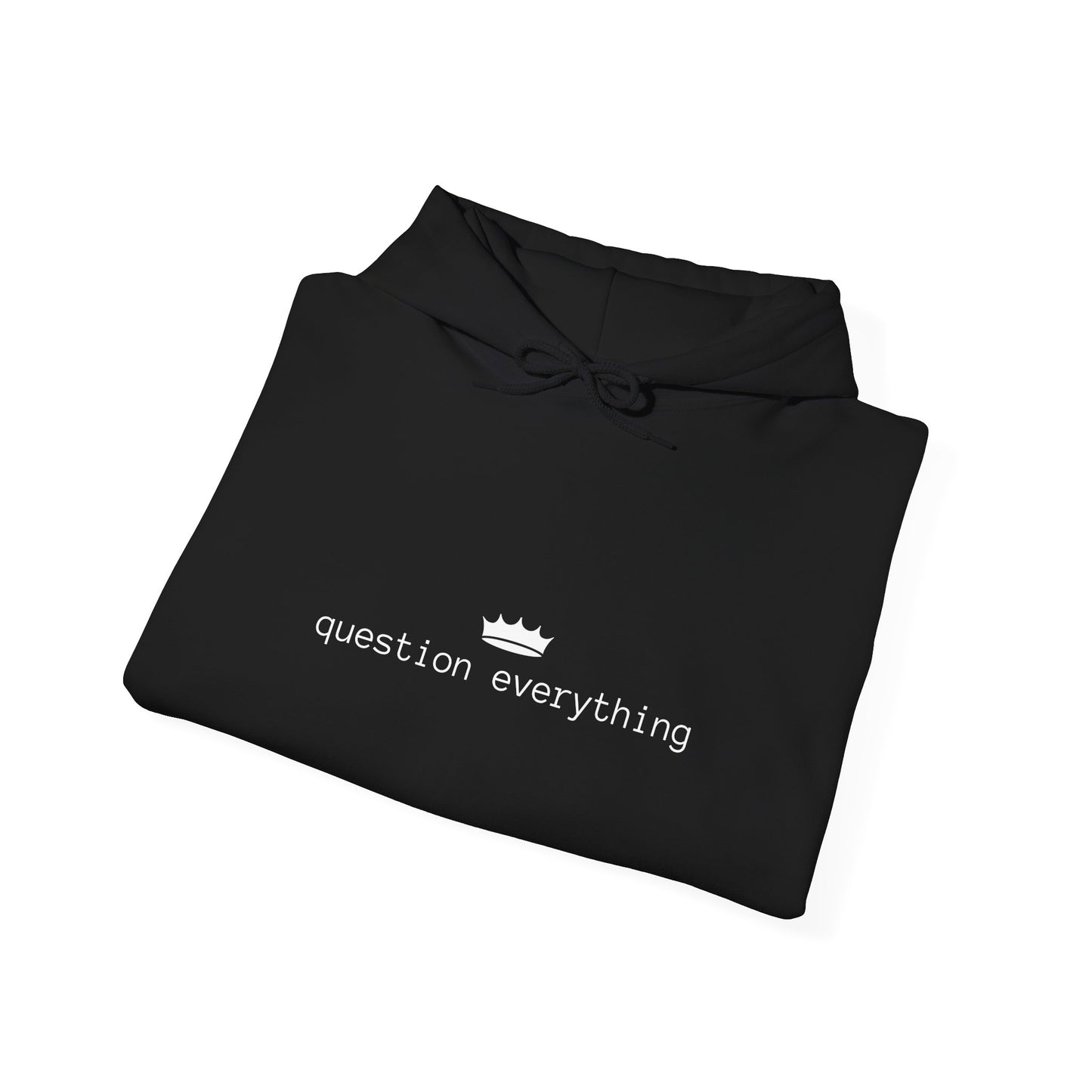 Question Everything Unisex Hoodie - Cozy Heavy Blend Sweatshirt