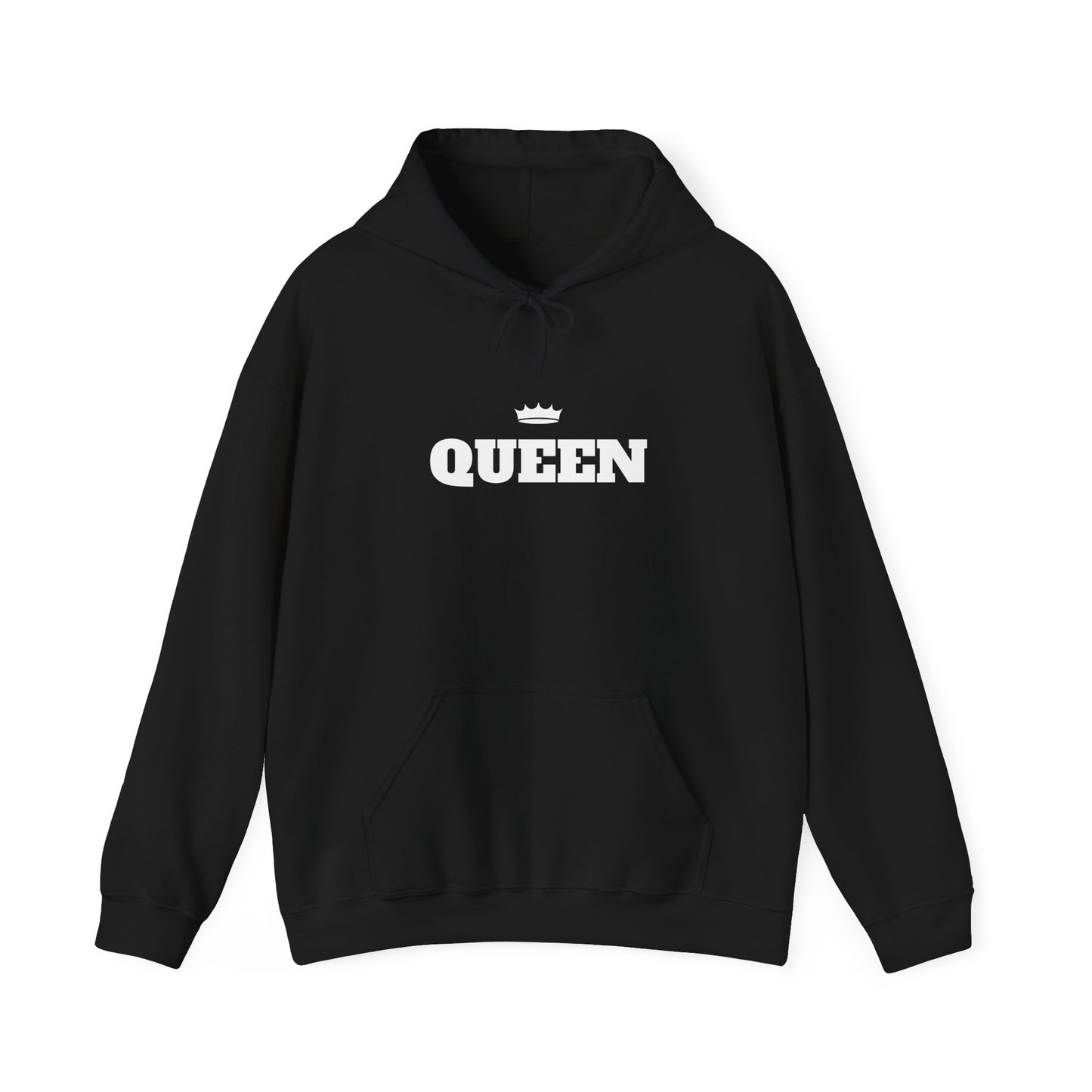 QUEEN Hooded Sweatshirt - Cozy Unisex Heavy Blend