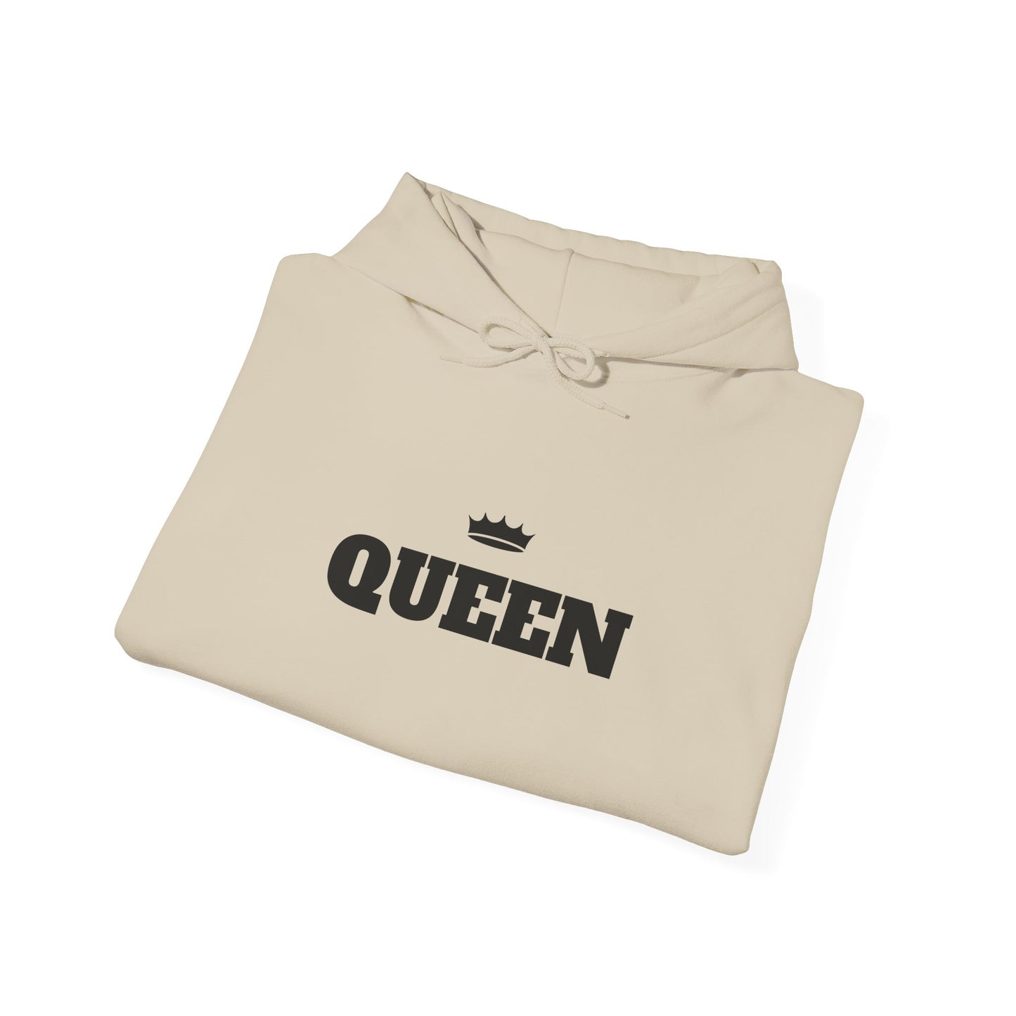QUEEN Hooded Sweatshirt - Cozy Unisex Heavy Blend