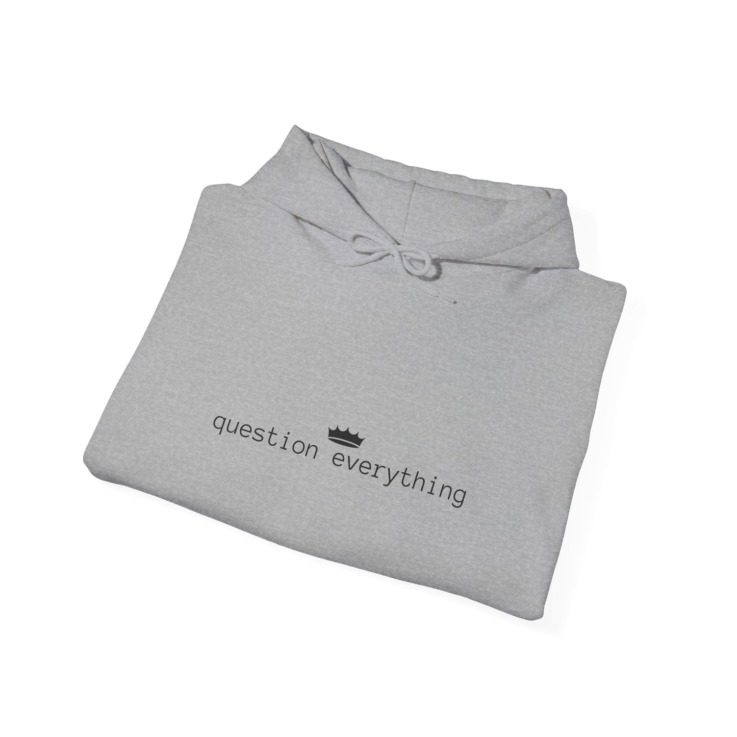 Question Everything Unisex Hoodie - Cozy Heavy Blend Sweatshirt