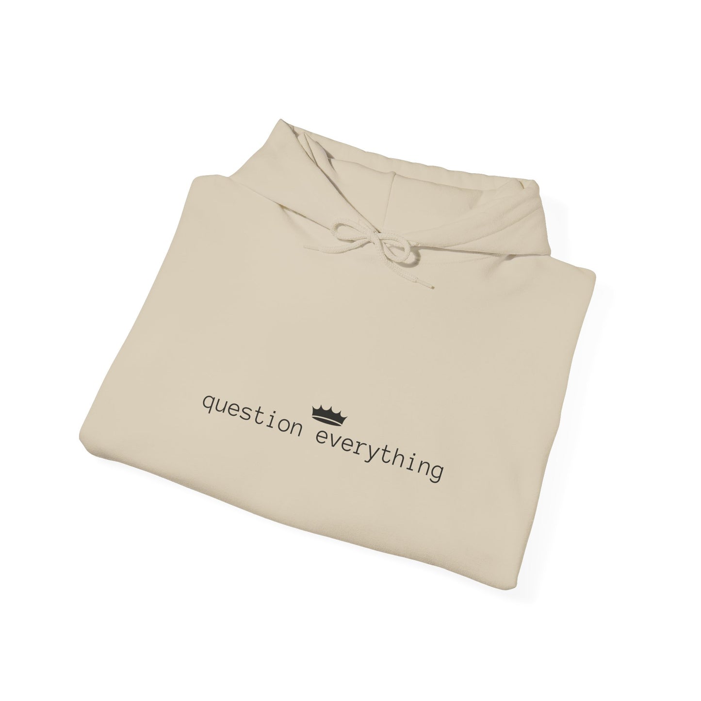 Question Everything Unisex Hoodie - Cozy Heavy Blend Sweatshirt