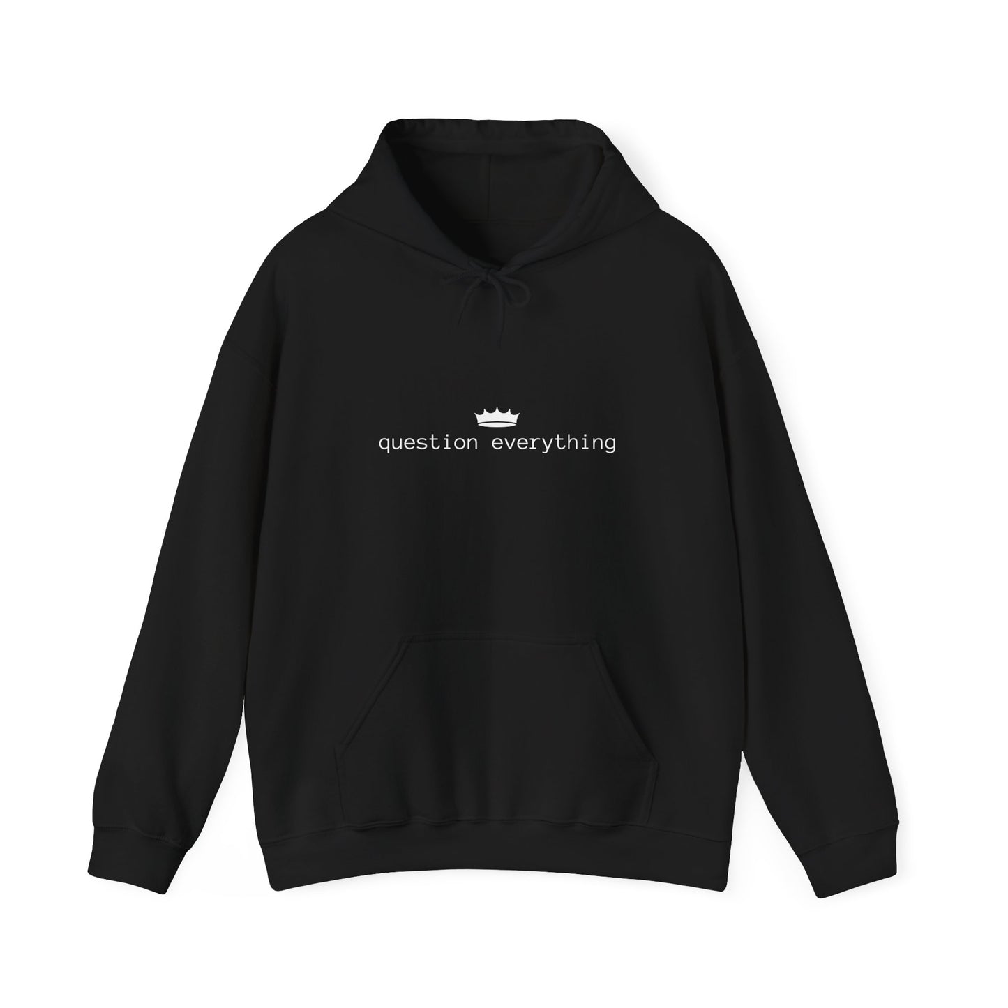 Question Everything Unisex Hoodie - Cozy Heavy Blend Sweatshirt