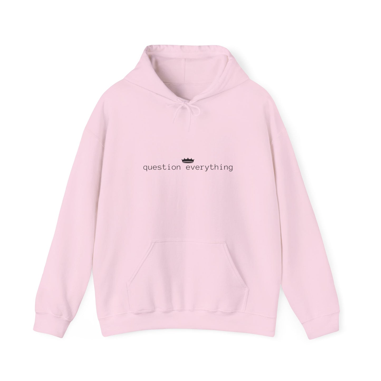 Question Everything Unisex Hoodie - Cozy Heavy Blend Sweatshirt