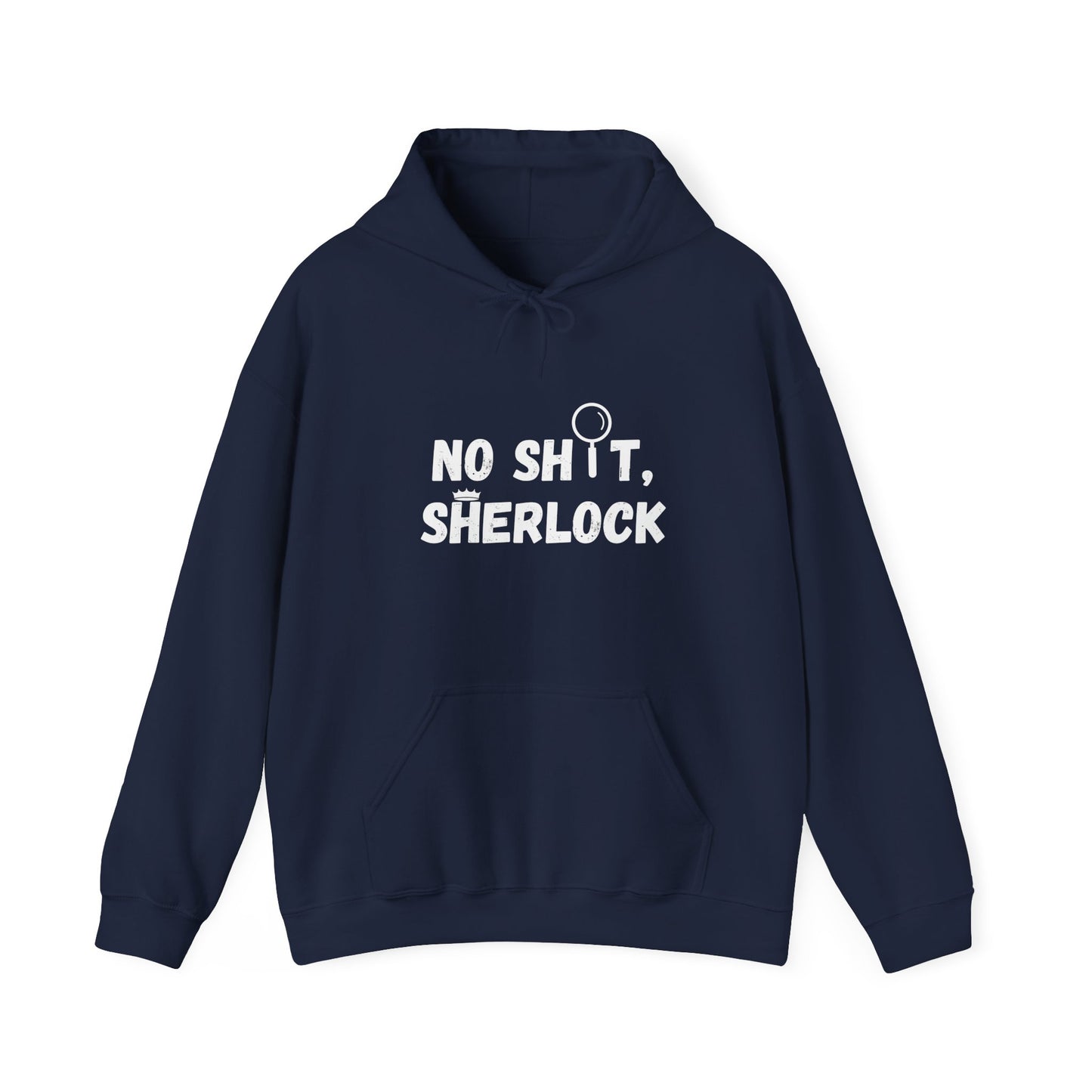 NO SH T, SHERLOCK DesignHooded Sweatshirt -