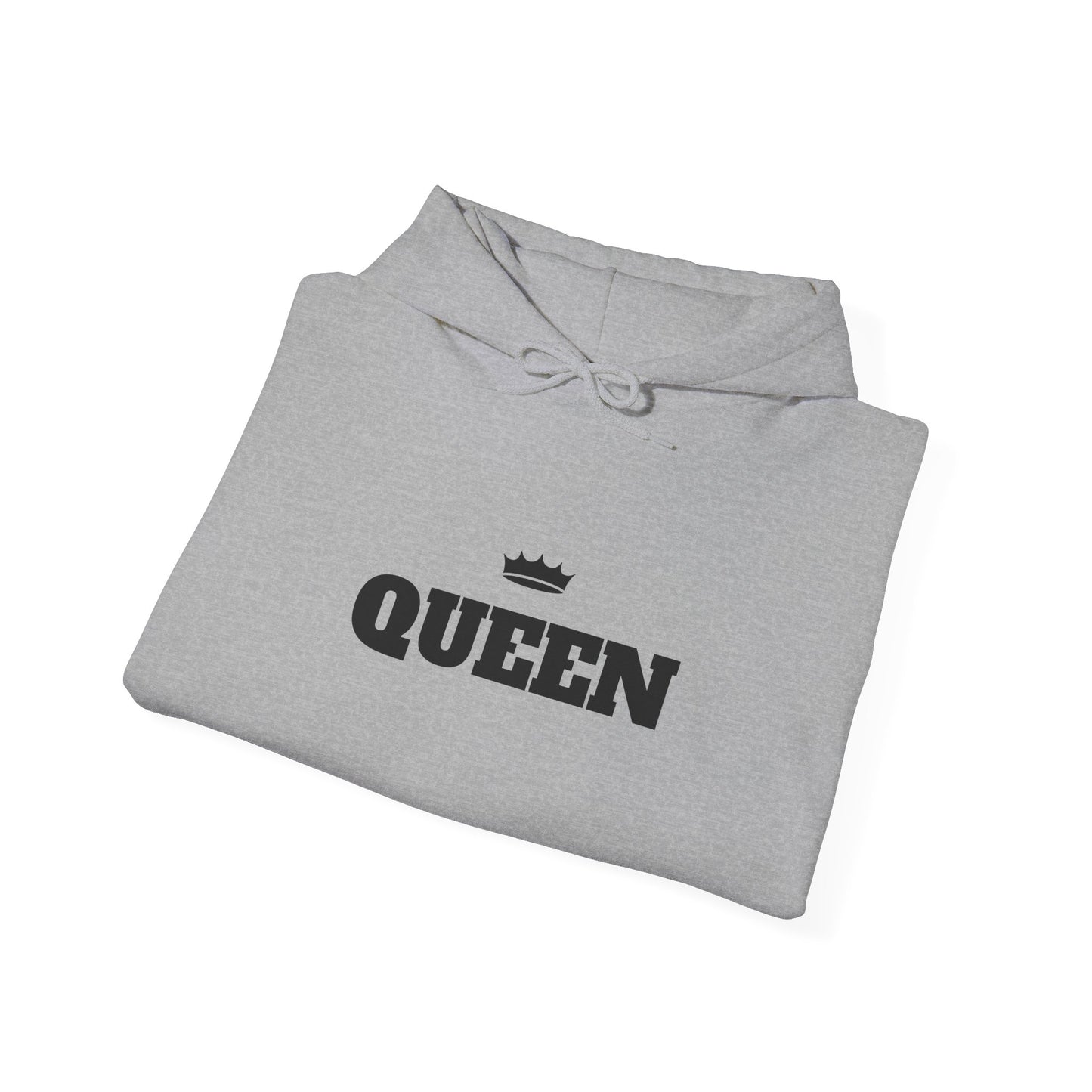 QUEEN Hooded Sweatshirt - Cozy Unisex Heavy Blend