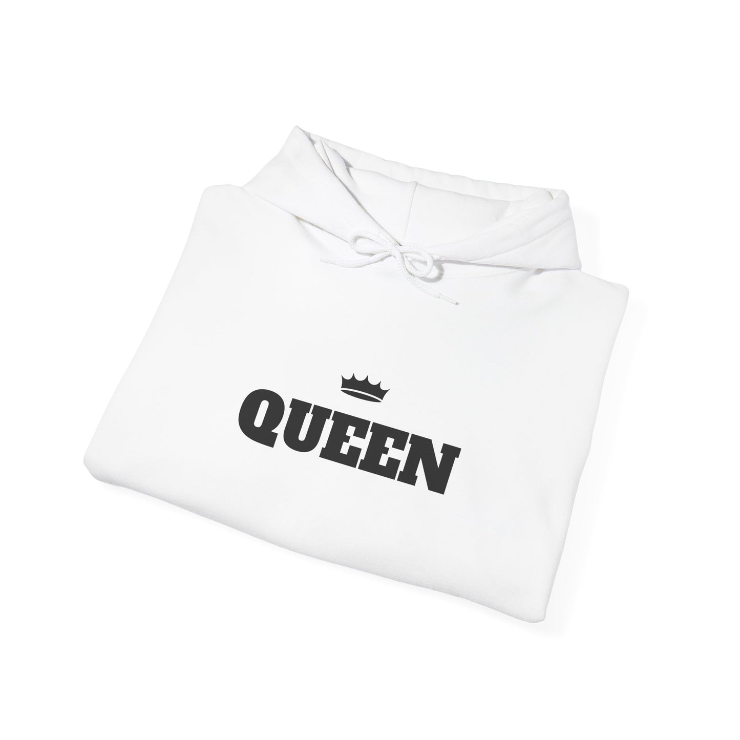 QUEEN Hooded Sweatshirt - Cozy Unisex Heavy Blend