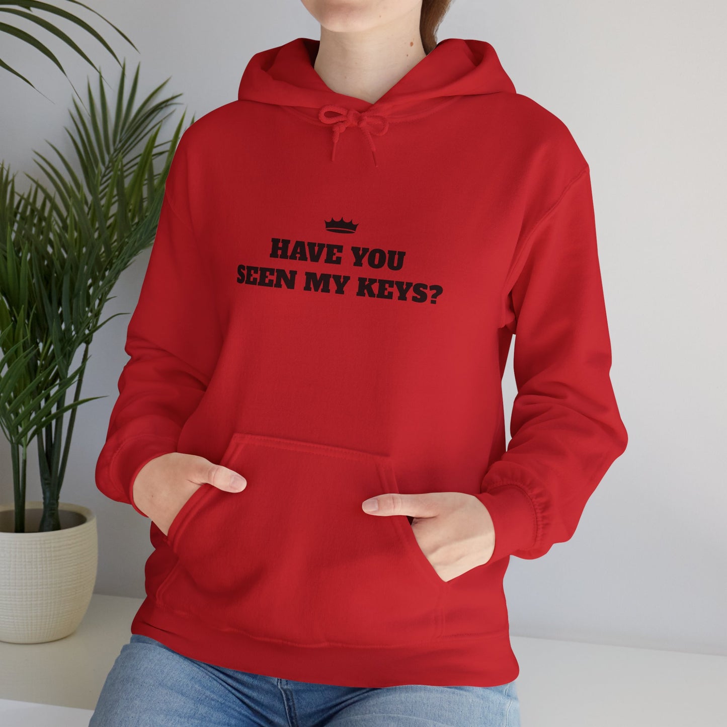 HAVE YOU SEEN MY KEYS? Unisex Hooded Sweatshirt - Cozy & Fun for Everyday Use